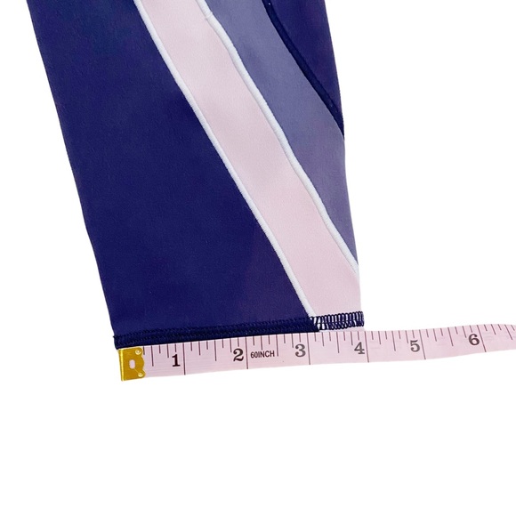 Aerie Chill Play Move Shades Of Purple Active Cropped Leggings, Size Medium - Picture 5 of 12